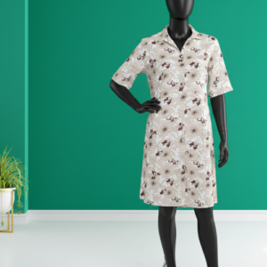 Earth Bloom Shirt Dress