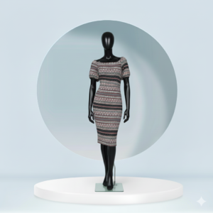 Tribal Muse Bodycon Midi Dress