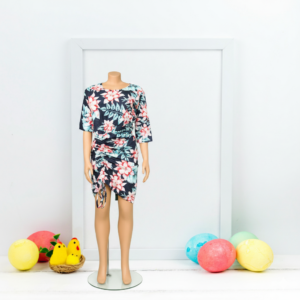 Bloom Charm Ruched Dress