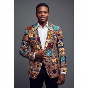 Men's Ankara Print Blazer