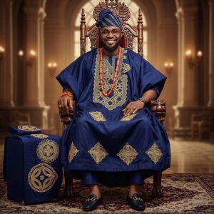 The "Oba" Modern Agbada Set