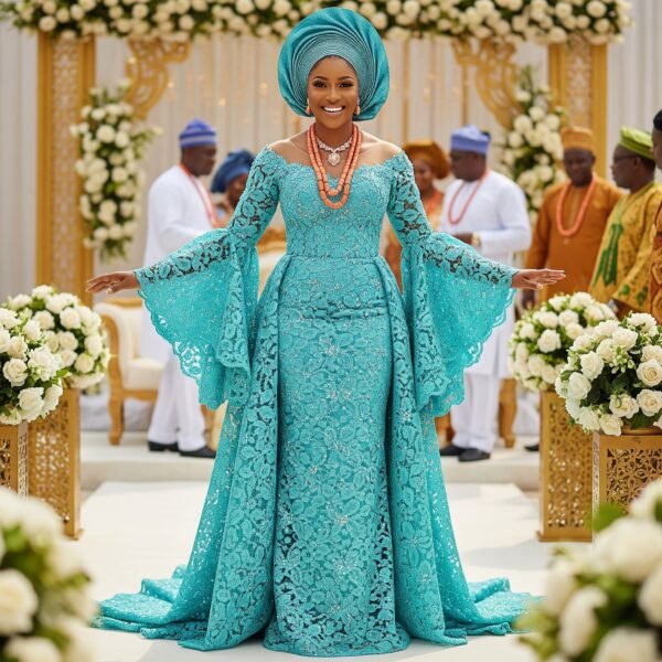 The "Yewande" Aso-Ebi Gown