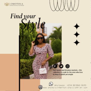 The Omotola Classic Silhouette Dress