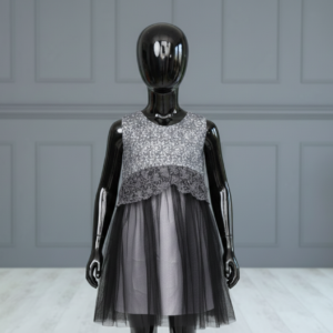 Silver Mist Tulle Party Dress