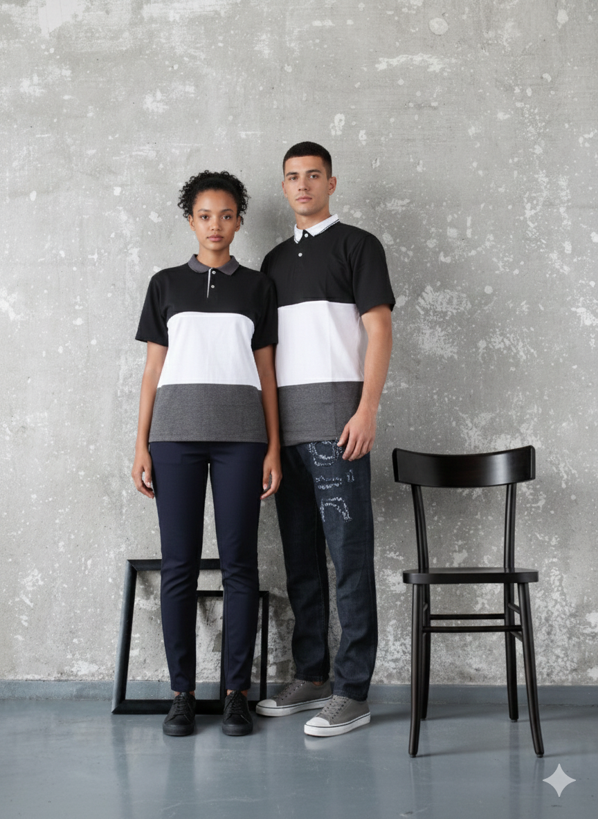 Elite Contrast Polo Set - Image 2