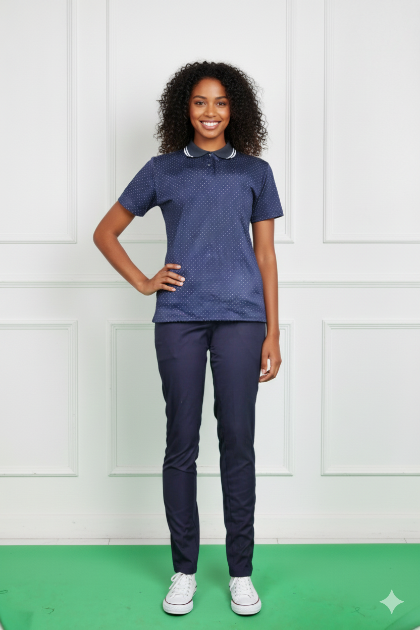 Midnight Dot Classic Polo - Image 2