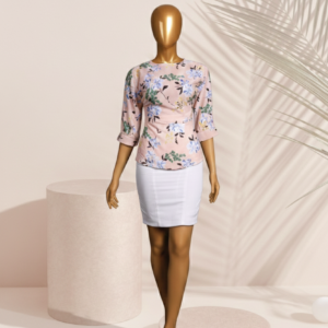 Blush Bloom Peplum Set