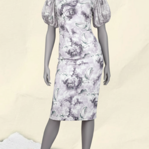 Lavender Bloom Midi Dress